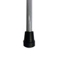 Heavy Duty Bariatric Cane with Rubber Tip - Silver
