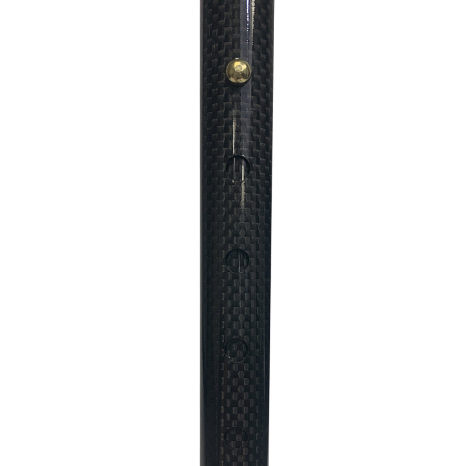 Carbon Fiber Cane Standing and Height Adjustable in Black