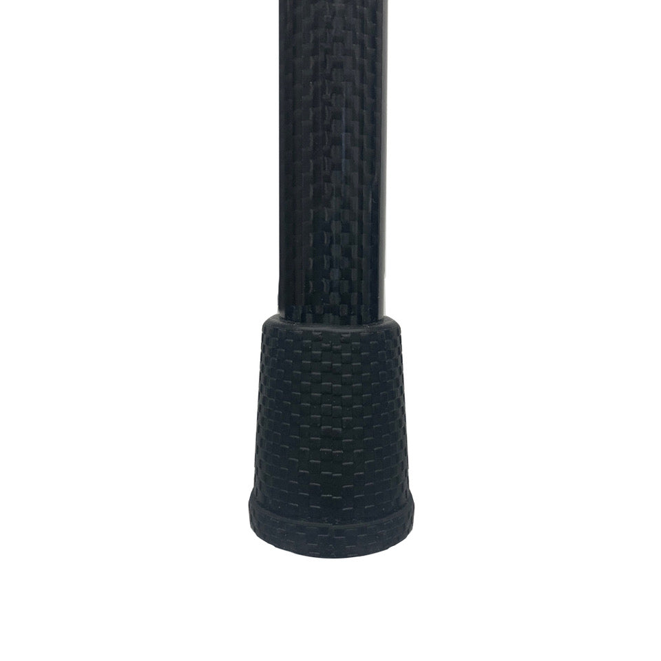 Carbon Fiber Standing Cane Tip in Black