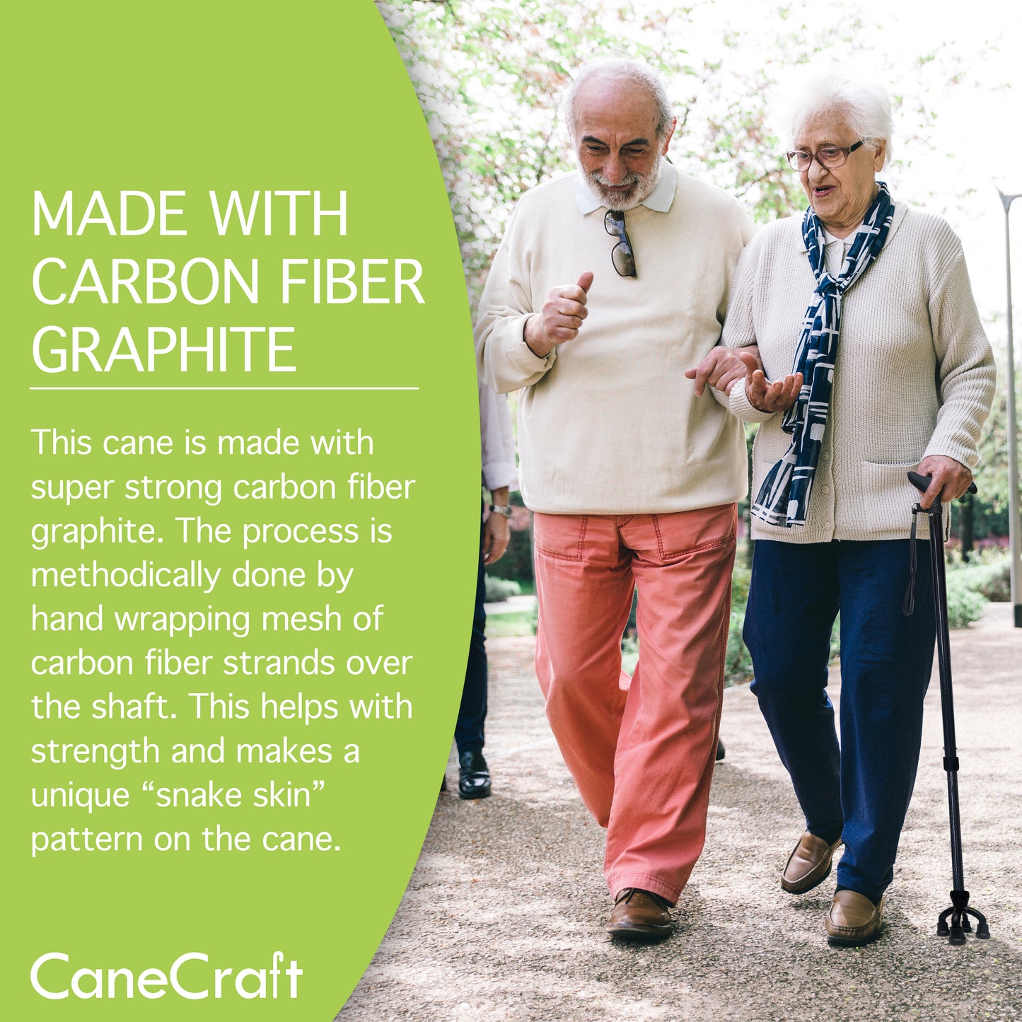 Carbon Fiber Quad Cane