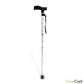 Folding Collapsible Cane Standing Purple Blossom