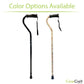 The adjustable folding canes has color variants 