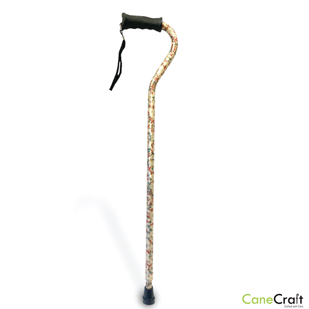 Offset folding cane is best for arthritis or person who requires support. 