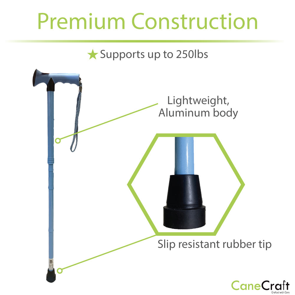Folding Cane with 250 lbs Weight Capacity