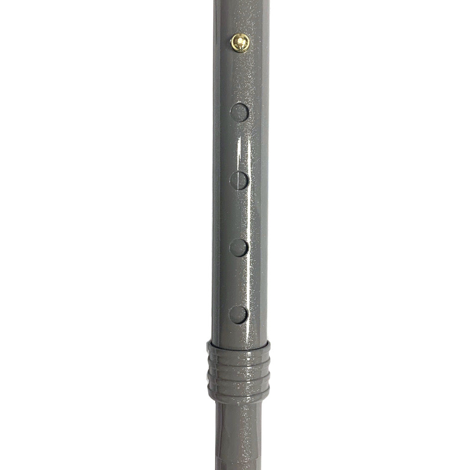 Folding Cane Height Adjustment Button Pearl Grey