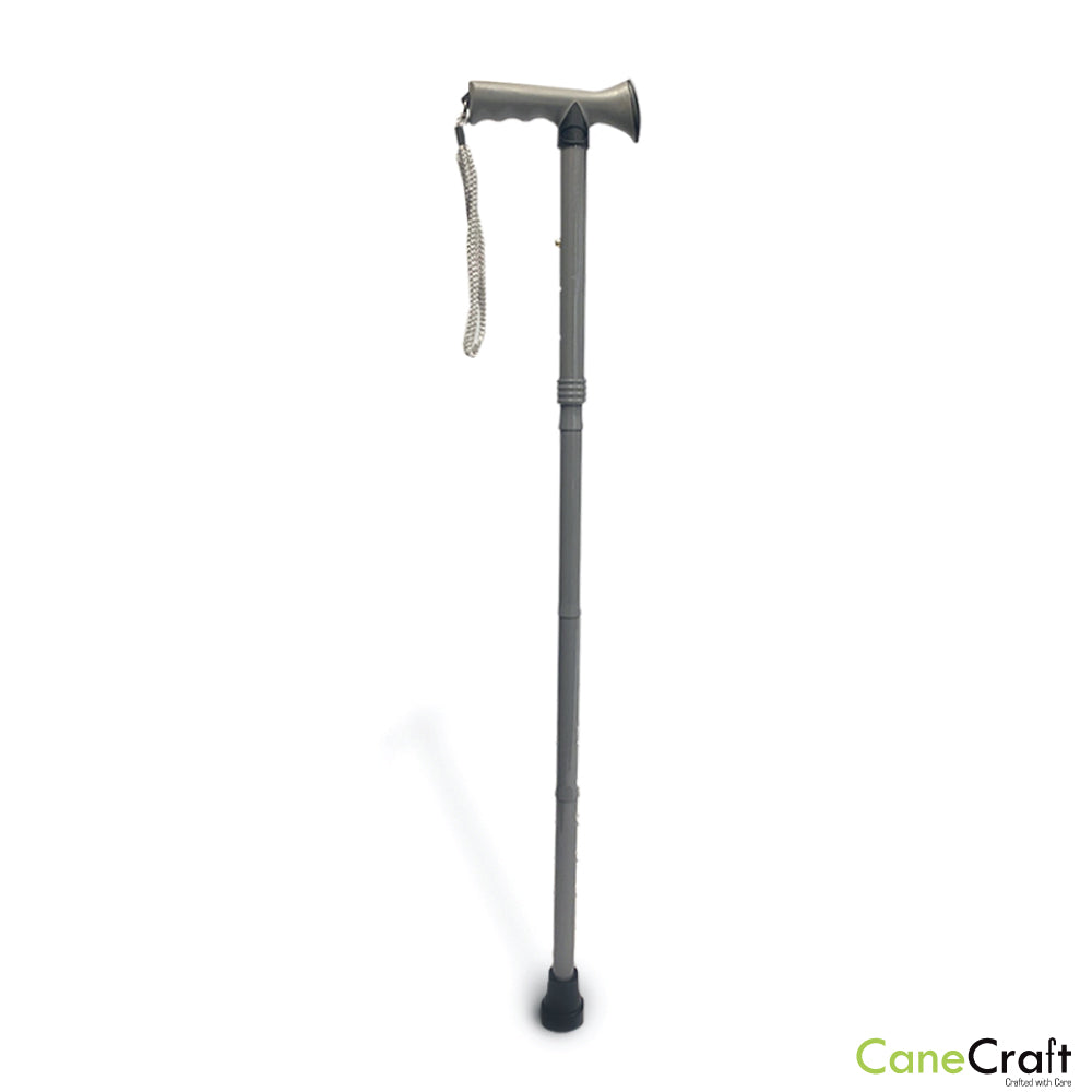 Folding Cane Standing Pearl Grey