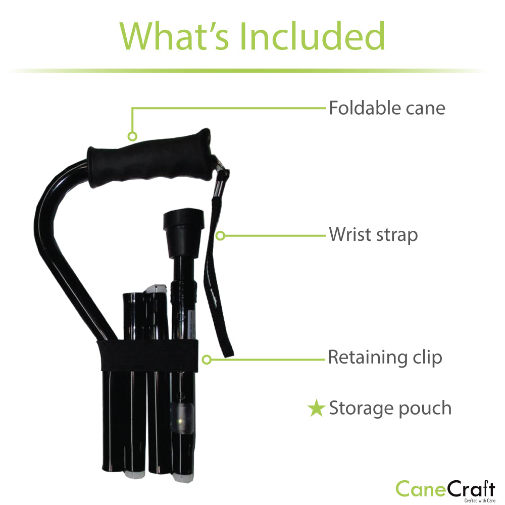  Black Adjustable Offset cane has an ultra-soft rubber handle that gives  comfort and better palm grip. 