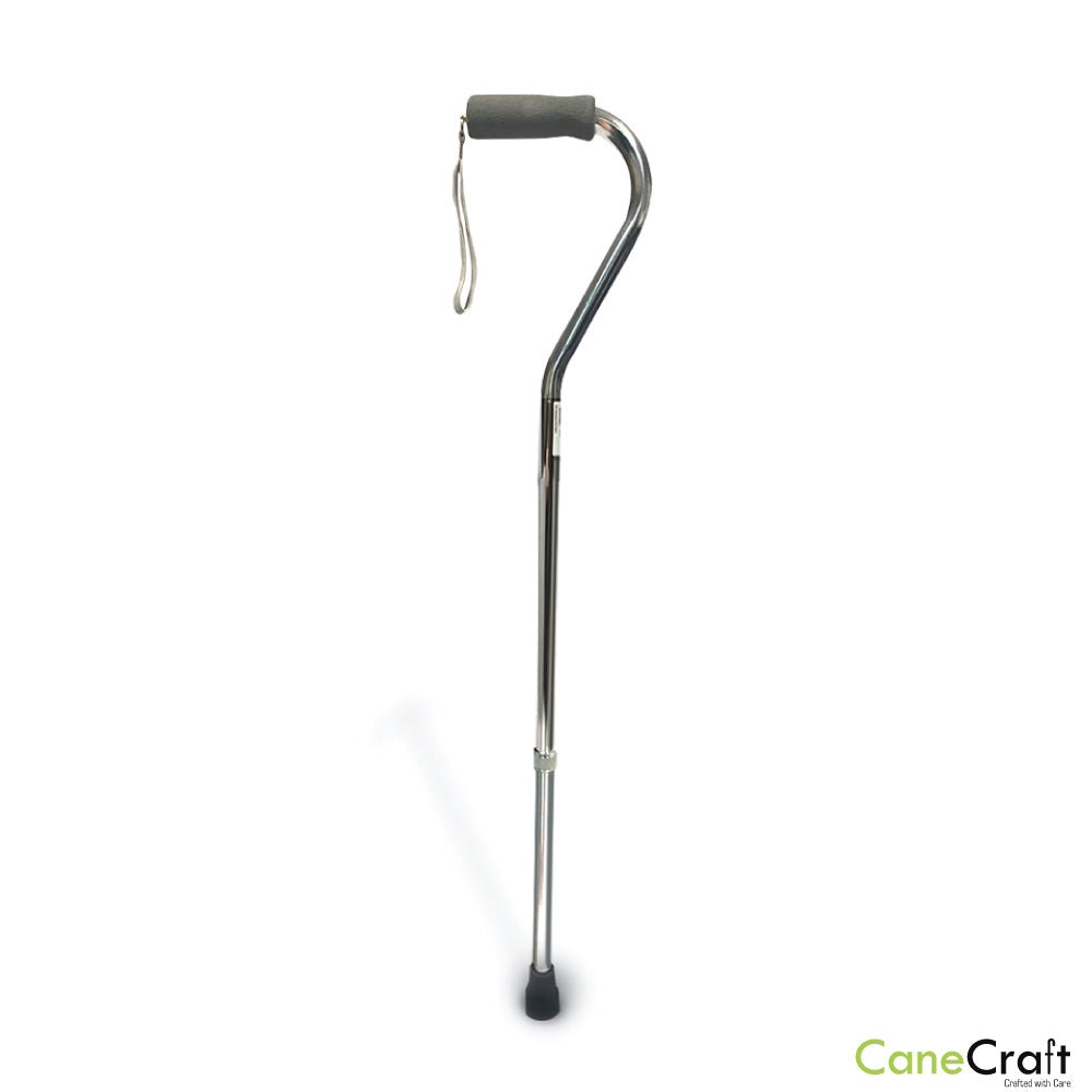 Offset Cane Standing in Silver