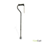 Offset Handle Cane Standing with Soft Rubber Grip - Pearl Grey