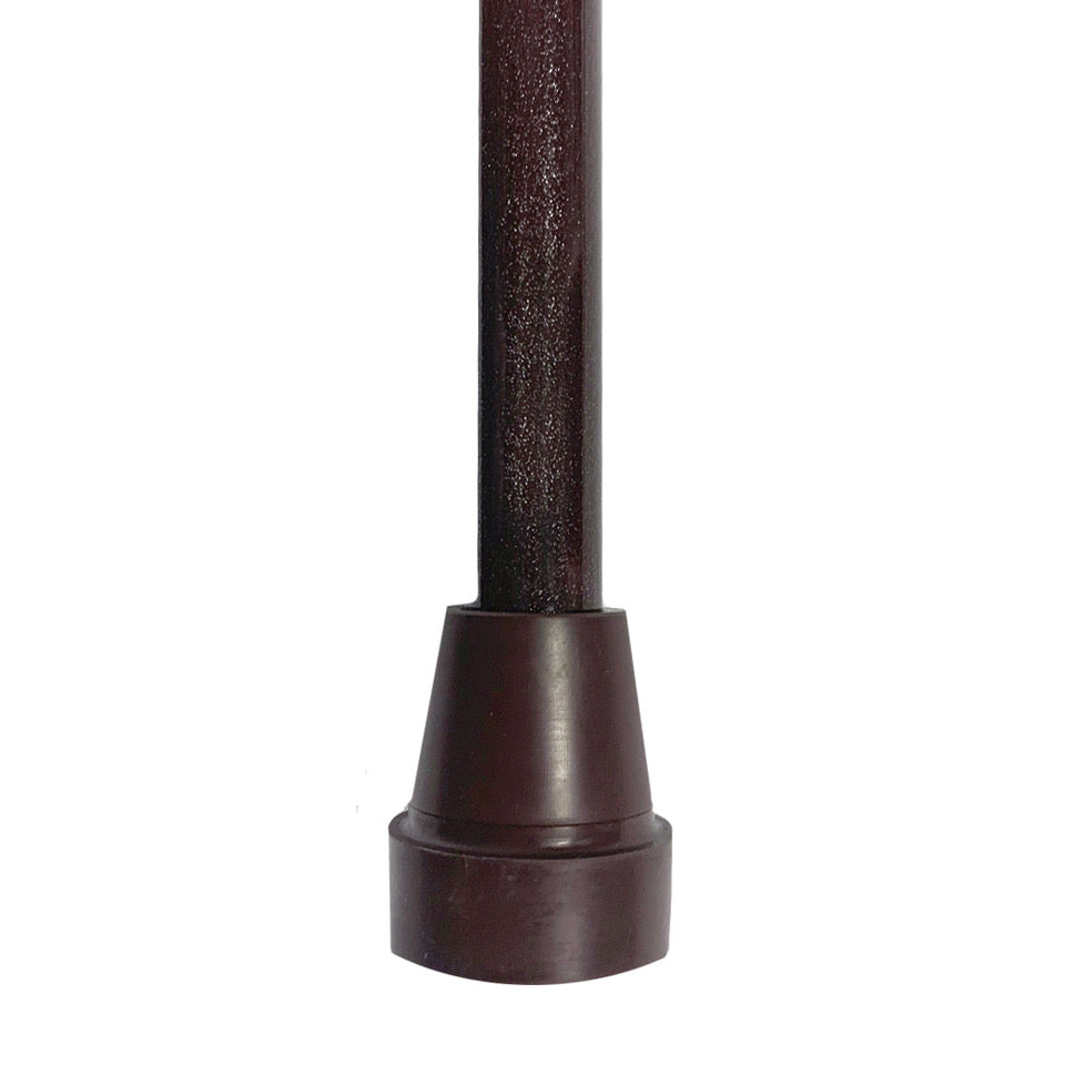T-Handle black rubber tip for cane