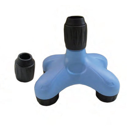walking cane with quad base