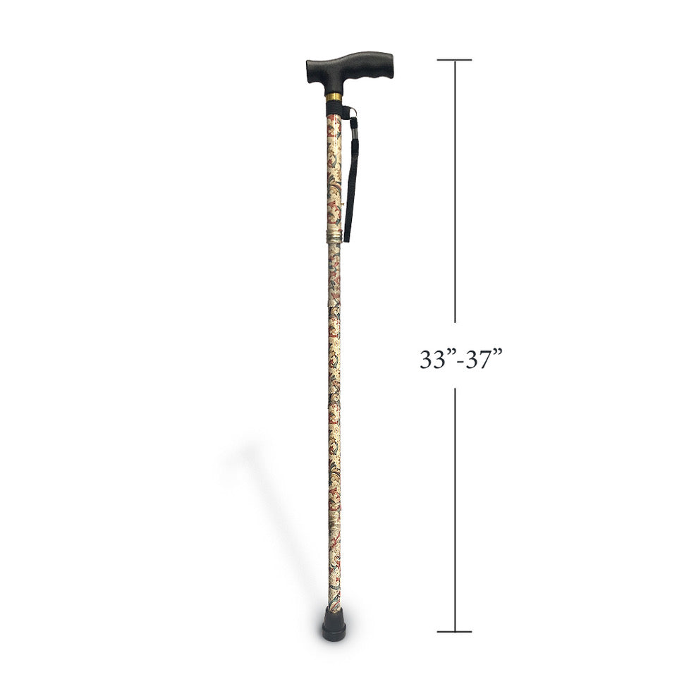 Folding Cane Dimensions - Royal Crescent