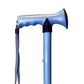Folding Cane Handle Aqua Blue