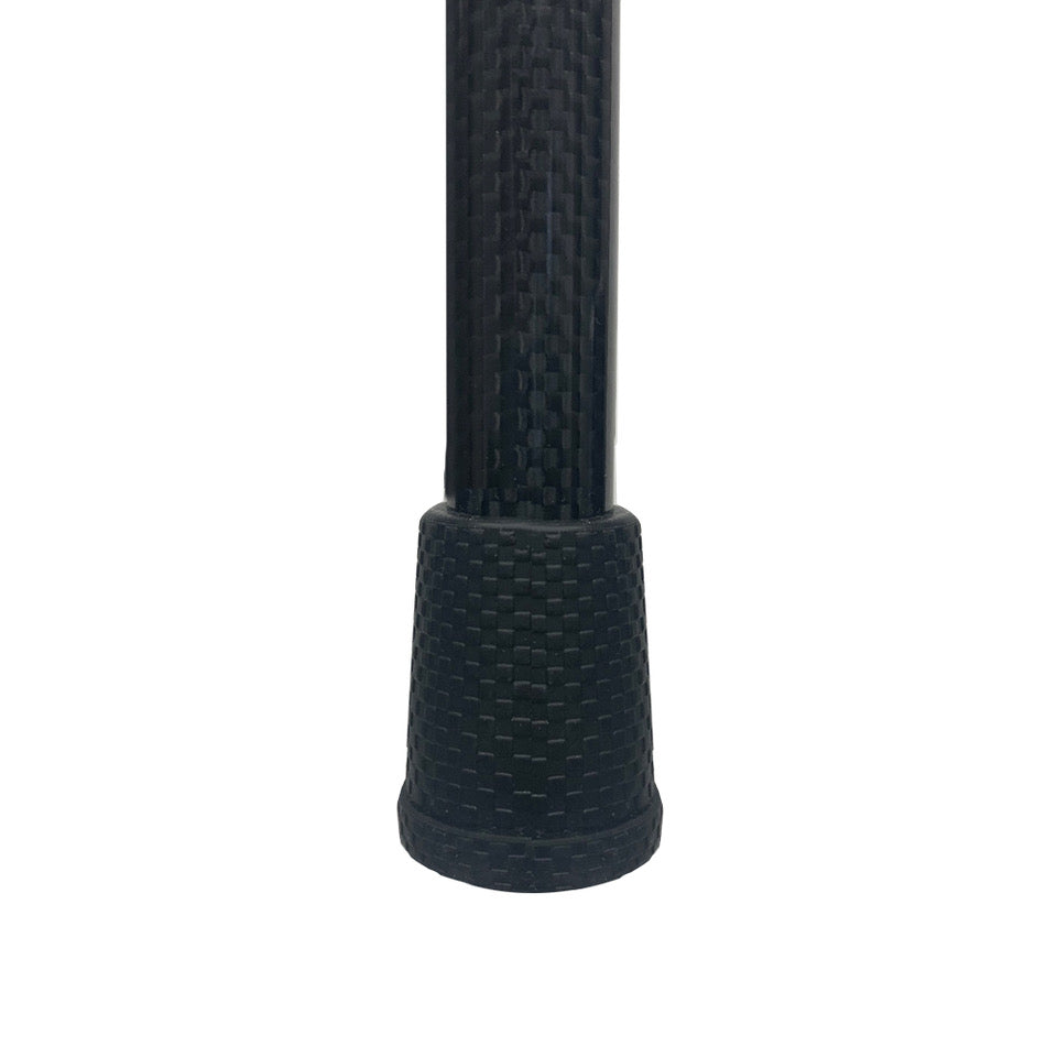 Folding Carbon Fiber Cane Tip Black