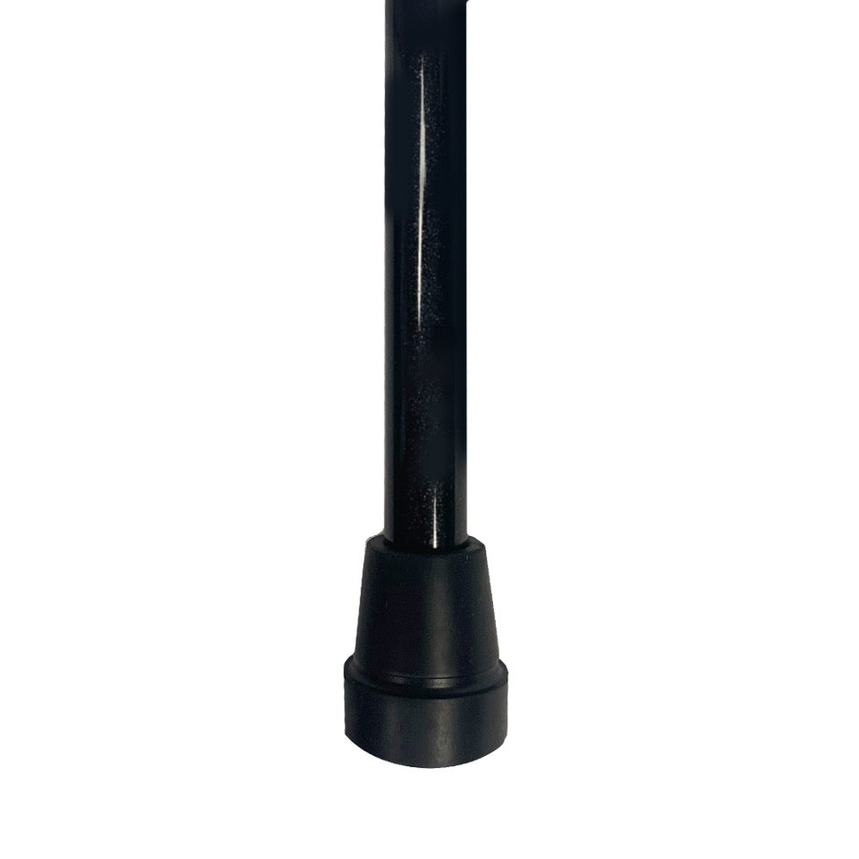 Offset Handle Cane Tip in Black