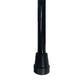 Round Handle Cane Tip in Black 