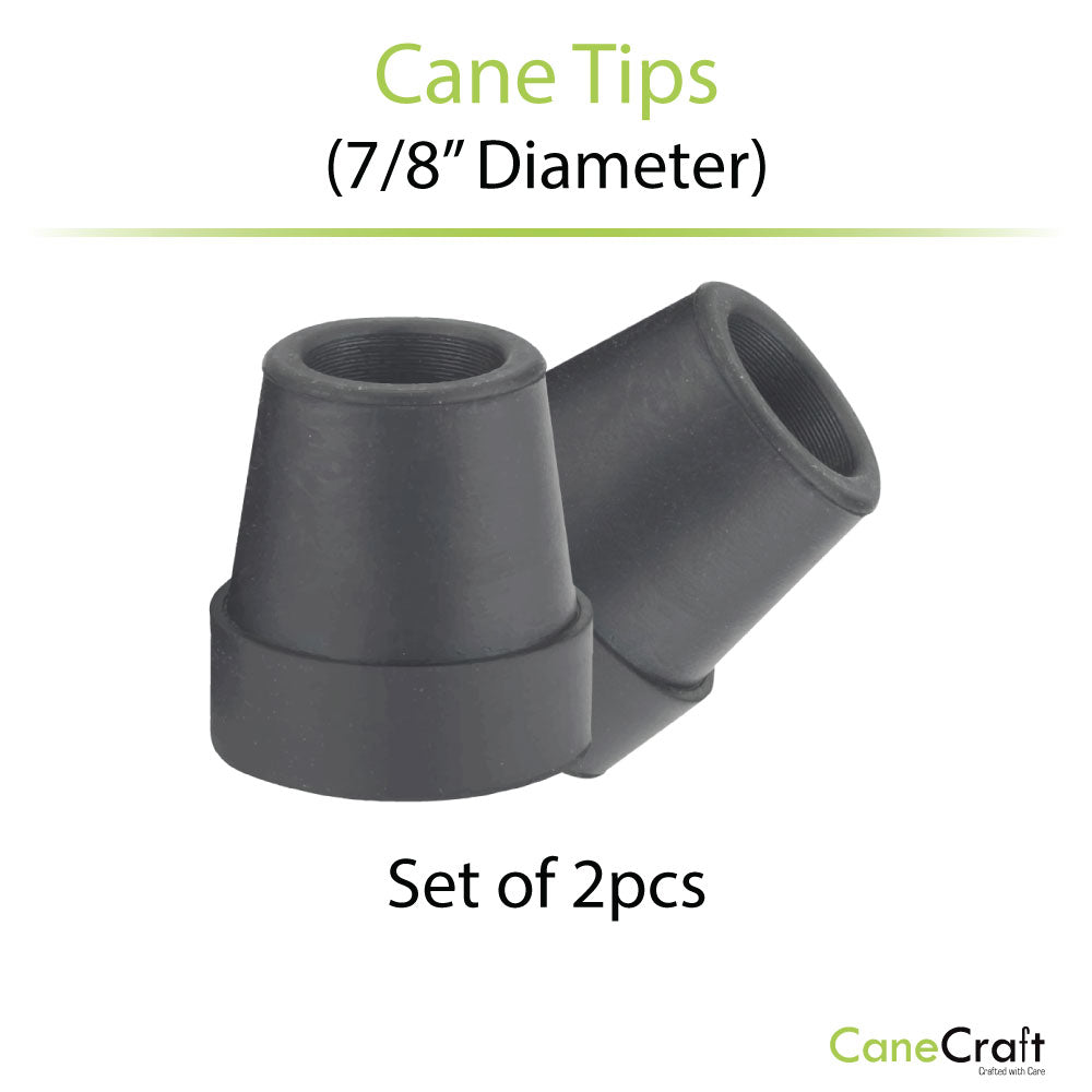 Rubber Cane Tips - 7/8